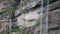 Waterfall in Laza village in Caucasus mountains