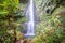 Waterfall on Levada Caldeirao Verde, Madeira, Portugal