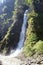 Waterfall in Liechtenstein gorge Liechtensteinklamm in Salzburgerland, Austria