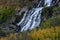 Waterfall in Lundy Canyon, Hoover Wilderness, Sierra Nevada Range, California