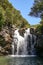 Waterfall in Madeira in summer