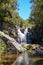 Waterfall in Madeira in summer