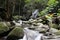 Waterfall in the malaysian rainforest