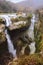 The waterfall in the Martvili Gachadili canyon, Georgia