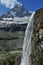 Waterfall and the Matterhorn