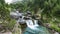 Waterfall in the middle of the forest of `Cola de Caballo` in Aragon, Spain