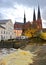 Waterfall at the mill, Uppsala, Sweden