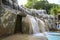 Waterfall in a mineral spring I Resort Spa in Nha Trang in Vietnam. January 13, 2020