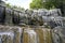 Waterfall in a mineral spring I Resort Spa in Nha Trang in Vietnam. January 13, 2020