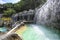 Waterfall in a mineral spring I Resort Spa in Nha Trang in Vietnam. January 13, 2020