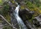 Waterfall Mount Washinton area via Ammonoosuc ravine trail