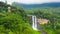 waterfall in a mountain canyon. Sri Lanka.