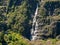 Waterfall on Mountain Cliff, Enchanted Valley Olympic National Park