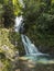 Waterfall in the mountain of Panama