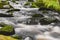 Waterfall on mountain stream in the National park Sumava-Czech Republic