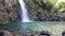 Waterfall names Namtok Chokkadin at Thong Pha Phum National Park, Kanchanaburi province, Thailand, camera locked shot