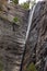 A waterfall in narrow crevice, Southern Norway