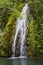 Waterfall in natural cave. Bath of Aphrodite. Cyprus