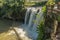 Waterfall near Castle in Paronella Park in Queensland, Australia