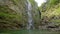 Waterfall near town Sonogno. Freezing cold waterfall. The Froda Waterfall  Verzasca Valley  Canton Ticino