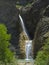 Waterfall of Oros Bajo, in the Pyrenees of Huesca