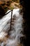 Waterfall overflowing onto the cliff side steps