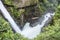 Waterfall Pailon del Diablo in the Andes. Ecuador