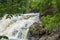 Waterfall at the park regional de la riviere du nord, St-Jerome, Quebec