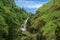 Waterfall in Parque Natural da Ribeira dos Caldeiroes