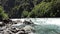 Waterfall in patagonia, chile