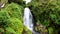 Waterfall Peguche in highlands of Otavalo, Ecuador