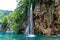 Waterfall in Plitvicke National Park