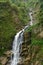 Waterfall plunging into a gorge