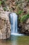 Waterfall in Quebrada del Colorado canyon near Cafayate, Argenti