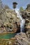 Waterfall Radule in the spring mountains of Corsica