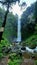 waterfall rainbow in west java holiday, beautifull view, wonderfull in indonesia