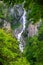 Waterfall in Rainforest Mountain in Hokkaido, Japan