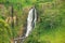 Waterfall in a rainforest near Nuwara Eliya, Sri Lanka.