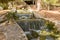 Waterfall at Reina Sofia Park Guardamar del Segura Costa Blanca Spain