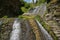 Waterfall of the resort Jermuk in Armenia