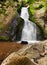 Waterfall in Resov in Moravia, Czech republic