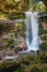 Waterfall Ribeiro da Figueira, National Park of Peneda Geres, Portugal