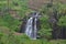 Waterfall in rice field