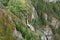 Waterfall on the river Karasu left in Valley of Chulyshman river. Altai Republic. Russia