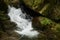 Waterfall of River LeÃ§a in the woods of Monte Cordova