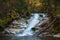 Waterfall on river Shinok