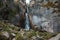 Waterfall on river Shinok