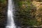 Waterfall and Rock Wall