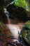 Waterfall At Rocky Glen Park In West Peoria During Early Autumn