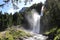 Waterfall of Rouget in the Alps